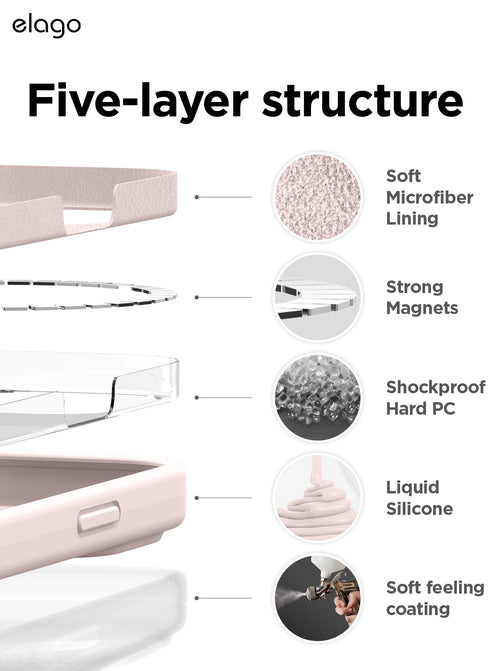 elago iPhone 14 Case Silicone (MagSafe)